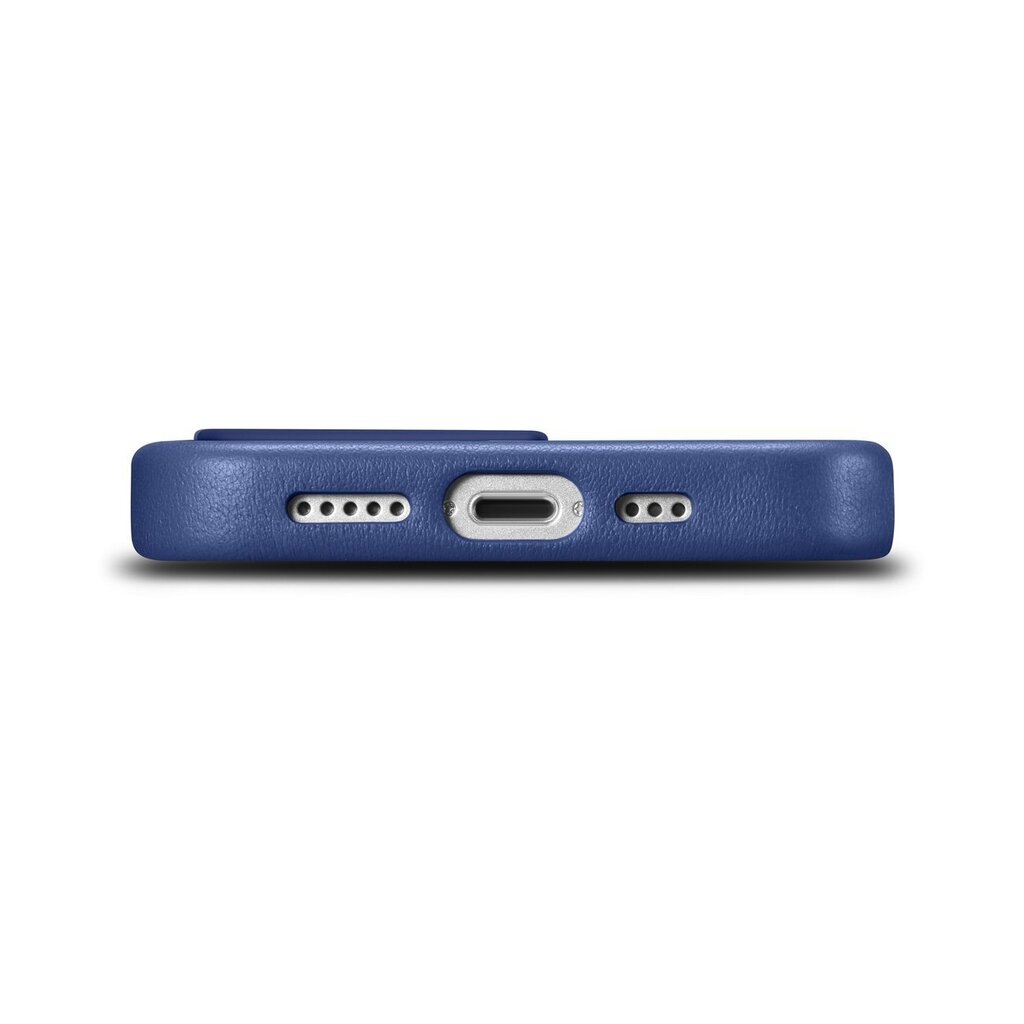 iCarer Leather iPhone 14 Pro Blue (WMI14220706-BU) (MagSafe Compatible) hind ja info | Telefonide kaitsekaaned ja -ümbrised | hansapost.ee