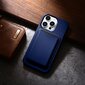 iCarer Leather iPhone 14 Pro Blue (WMI14220706-BU) (MagSafe Compatible) цена и информация | Telefonide kaitsekaaned ja -ümbrised | hansapost.ee