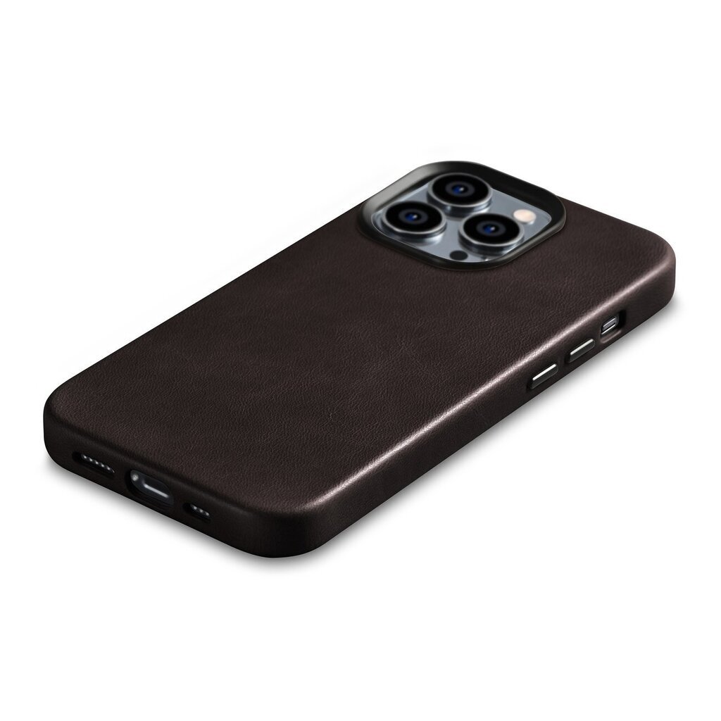 iCarer Leather Leather iPhone 14 Pro Max Magnetic with MagSafe brown (WMI14220704-BN) цена и информация | Telefonide kaitsekaaned ja -ümbrised | hansapost.ee