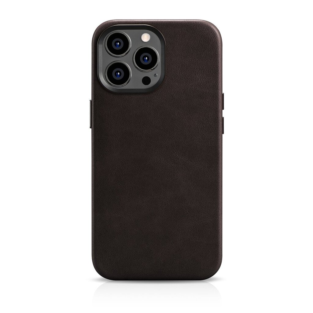 iCarer Leather Leather iPhone 14 Pro Max Magnetic with MagSafe brown (WMI14220704-BN) цена и информация | Telefonide kaitsekaaned ja -ümbrised | hansapost.ee