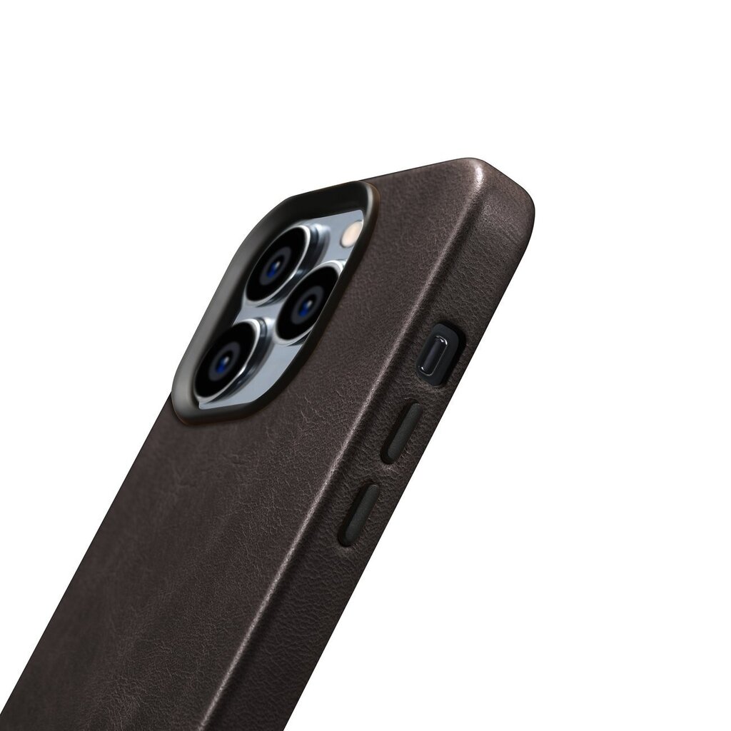 iCarer Leather Leather iPhone 14 Pro Max Magnetic with MagSafe brown (WMI14220704-BN) цена и информация | Telefonide kaitsekaaned ja -ümbrised | hansapost.ee