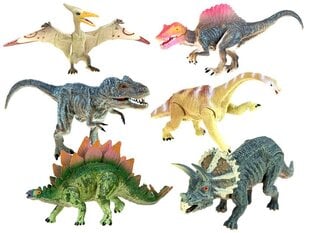 Dinosauruse kujukeste komplekt, 6 tk. цена и информация | Игрушки для мальчиков | hansapost.ee