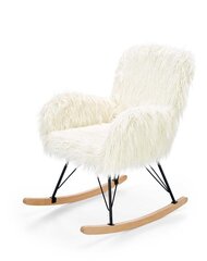 Кресло-качалка Halmar Austin, белого цвета цена и информация | Кресла | hansapost.ee