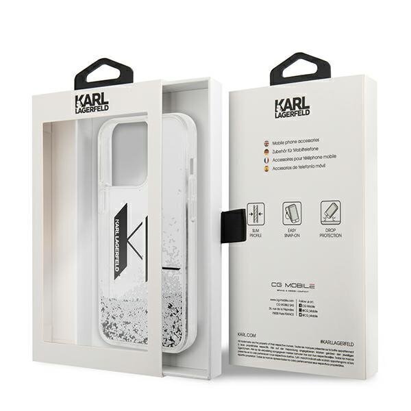 Karl Lagerfeld KLHCP14LLBKLCS iPhone 14 Pro jaoks, läbipaistev цена и информация | Telefonide kaitsekaaned ja -ümbrised | hansapost.ee