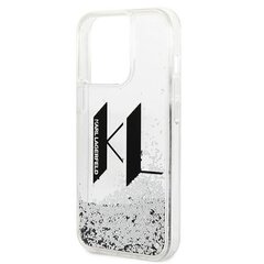 Karl Lagerfeld KLHCP14LLBKLCS iPhone 14 Pro jaoks, läbipaistev hind ja info | Telefonide kaitsekaaned ja -ümbrised | hansapost.ee