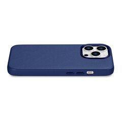 iCarer Leather iPhone 14 Pro Max Blue (WMI14220708-BU) (MagSafe Compatible) hind ja info | iCarer Mobiiltelefonid, fotokaamerad, nutiseadmed | hansapost.ee