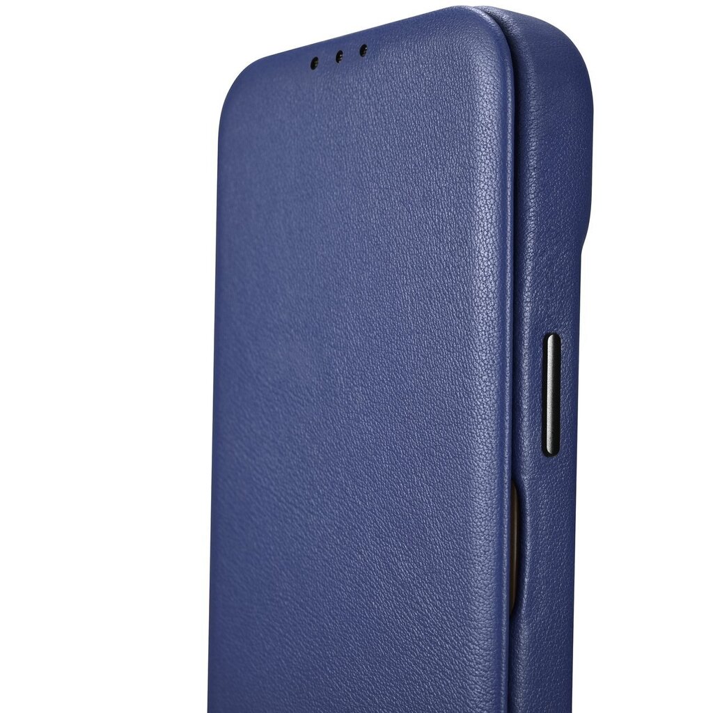 iCarer Leather iPhone 14 Pro Flip Magnetic MagSafe Leather blue (WMI14220714-BU) hind ja info | Telefonide kaitsekaaned ja -ümbrised | hansapost.ee