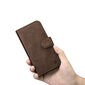 iCarer 2in1 iPhone 14 Plus Leather Flip Anti-RFID brown (WMI14220723-BN) hind ja info | Telefonide kaitsekaaned ja -ümbrised | hansapost.ee