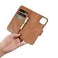 iCarer 2in1 iPhone 14 Plus FlipAnti-RFID Brown (WMI14220727-BN) hind ja info | Telefonide kaitsekaaned ja -ümbrised | hansapost.ee