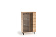 Vitriin ADRK Furniture LIV02, pruun цена и информация | Vitriinid | hansapost.ee