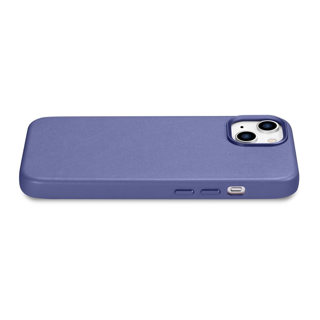 iCarer Leather iPhone 14 Plus light purple (MagSafe compatible) hind ja info | Telefonide kaitsekaaned ja -ümbrised | hansapost.ee