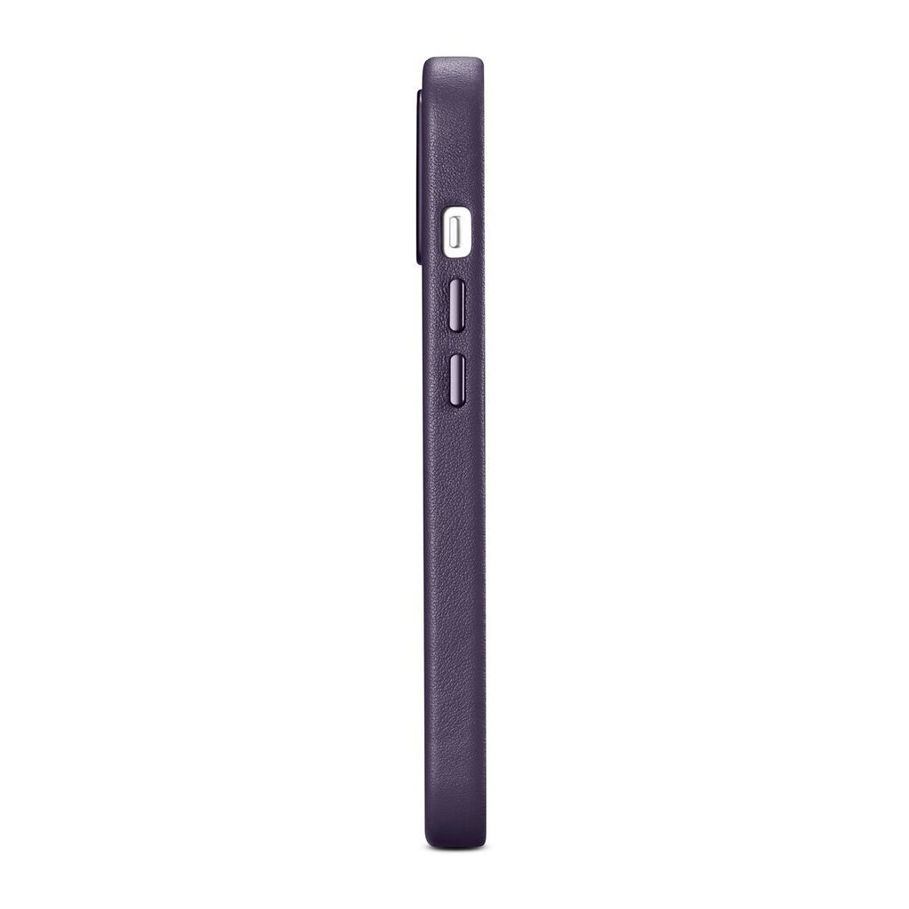 iCarer Leather iPhone 14 Plus dark purple (MagSafe compatible) hind ja info | Telefonide kaitsekaaned ja -ümbrised | hansapost.ee