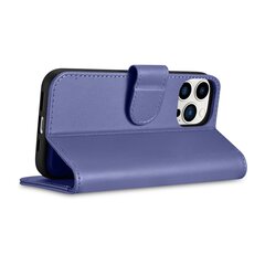 iCarer 2in1 iPhone 14 Pro Max FlipAnti-RFID, светло-фиолетовый (WMI14220728-LP) цена и информация | Чехлы для телефонов | hansapost.ee