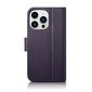 iCarer 2in1 iPhone 14 Pro FlipAnti-RFID dark purple (WMI14220726-DP) hind ja info | Telefonide kaitsekaaned ja -ümbrised | hansapost.ee