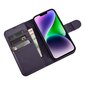 iCarer 2in1 iPhone 14 Leather Flip Anti-RFID dark purple (WMI14220725-DP) hind ja info | Telefonide kaitsekaaned ja -ümbrised | hansapost.ee