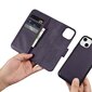 iCarer 2in1 iPhone 14 Leather Flip Anti-RFID dark purple (WMI14220725-DP) hind ja info | Telefonide kaitsekaaned ja -ümbrised | hansapost.ee