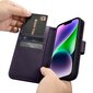 iCarer 2in1 iPhone 14 Leather Flip Anti-RFID dark purple (WMI14220725-DP) цена и информация | Telefonide kaitsekaaned ja -ümbrised | hansapost.ee