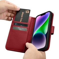 Чехол iCarer 2in1 для iPhone 14 FlipAnti-RFID, красный (WMI14220725-RD) цена и информация | Чехлы для телефонов | hansapost.ee