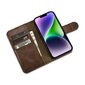 iCarer 2in1 iPhone 14 FlipAnti-RFID brown (WMI14220721-BN) цена и информация | Telefonide kaitsekaaned ja -ümbrised | hansapost.ee