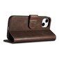 iCarer 2in1 iPhone 14 FlipAnti-RFID brown (WMI14220721-BN) цена и информация | Telefonide kaitsekaaned ja -ümbrised | hansapost.ee