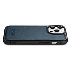 iCarer Leather iPhone 14 Pro Max (MagSafe Compatible) blue (WMI14220720-BU) hind ja info | Telefonide kaitsekaaned ja -ümbrised | hansapost.ee