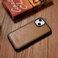 iCarer Leather iPhone 14 (MagSafe compatible) brown (WMI14220717-TN) цена и информация | Telefonide kaitsekaaned ja -ümbrised | hansapost.ee