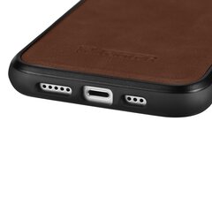 Кожаный чехол iCarer для iPhone 14 (совместим с MagSafe), коричневый (WMI14220717-BN) цена и информация | Чехлы для телефонов | hansapost.ee