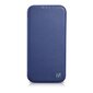 iCarer Leather iPhone 14 Pro Max Flip Magnetic MagSafe Blue (WMI14220716-BU) цена и информация | Telefonide kaitsekaaned ja -ümbrised | hansapost.ee