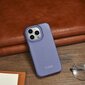 iCarer Leather iPhone 14 Pro Max Flip Magnetic MagSafe Light Purple (WMI14220716-LP) цена и информация | Telefonide kaitsekaaned ja -ümbrised | hansapost.ee