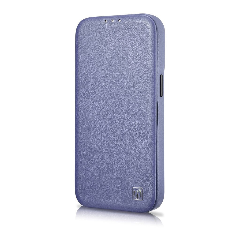 iCarer Leather iPhone 14 Plus Flip Magnetic MagSafe Light Purple (WMI14220715-LP) hind ja info | Telefonide kaitsekaaned ja -ümbrised | hansapost.ee