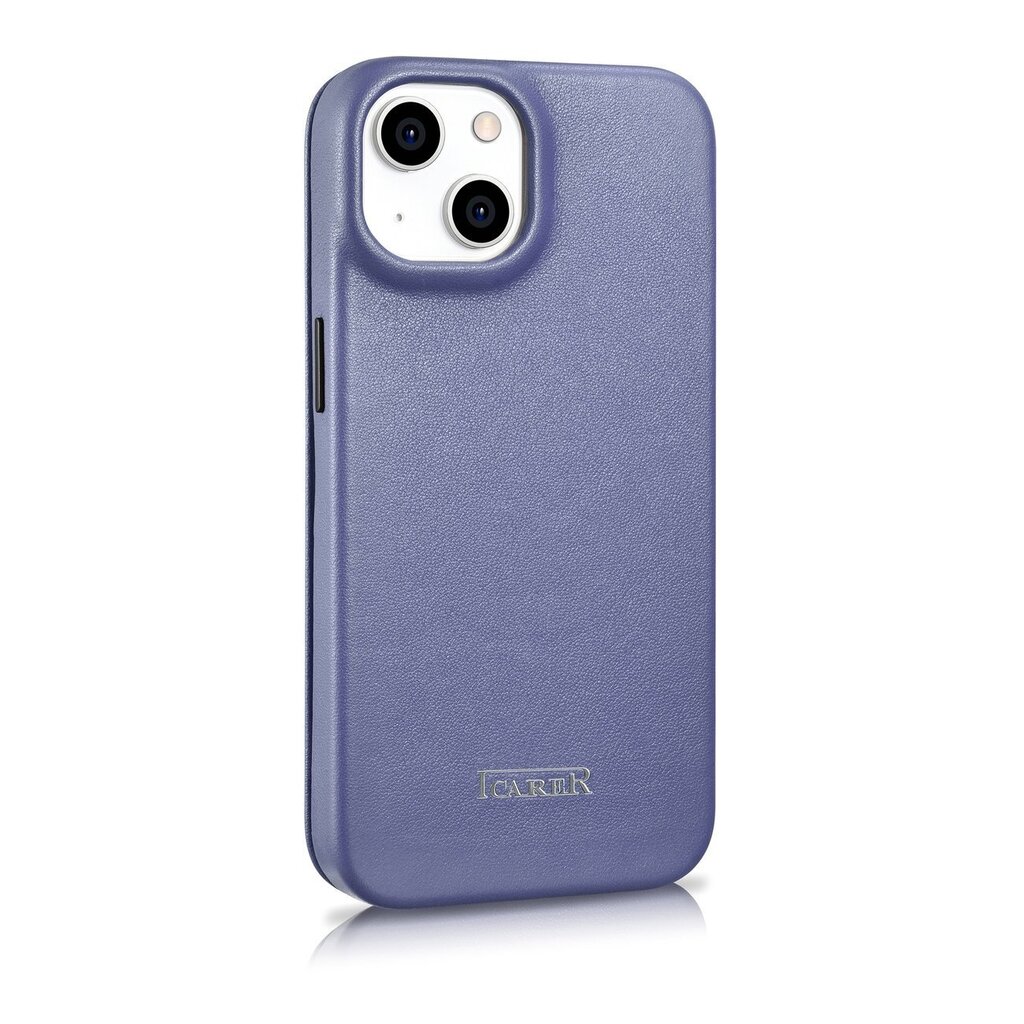 iCarer Leather iPhone 14 Plus Flip Magnetic MagSafe Light Purple (WMI14220715-LP) hind ja info | Telefonide kaitsekaaned ja -ümbrised | hansapost.ee