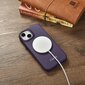 iCarer Leather iPhone 14 Plus Flip Magnetic MagSafe Leather Dark Purple (WMI14220715-DP) hind ja info | Telefonide kaitsekaaned ja -ümbrised | hansapost.ee