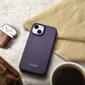 iCarer Leather iPhone 14 Plus Flip Magnetic MagSafe Leather Dark Purple (WMI14220715-DP) hind ja info | Telefonide kaitsekaaned ja -ümbrised | hansapost.ee