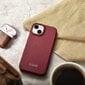 iCarer Leather iPhone 14 Plus Flip Magnetic MagSafe Red (WMI14220715-RD) hind ja info | Telefonide kaitsekaaned ja -ümbrised | hansapost.ee