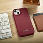 iCarer Leather iPhone 14 Plus Flip Magnetic MagSafe Red (WMI14220715-RD) hind ja info | Telefonide kaitsekaaned ja -ümbrised | hansapost.ee