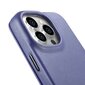 iCarer Leather iPhone 14 Pro Flip Magnetic MagSafe Light Purple (WMI14220714-LP) цена и информация | Telefonide kaitsekaaned ja -ümbrised | hansapost.ee