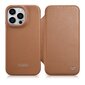 iCarer Leather iPhone 14 Pro Flip Magnetic MagSafe Brown (WMI14220714-BN) hind ja info | Telefonide kaitsekaaned ja -ümbrised | hansapost.ee