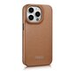 iCarer Leather iPhone 14 Pro Flip Magnetic MagSafe Brown (WMI14220714-BN) hind ja info | Telefonide kaitsekaaned ja -ümbrised | hansapost.ee