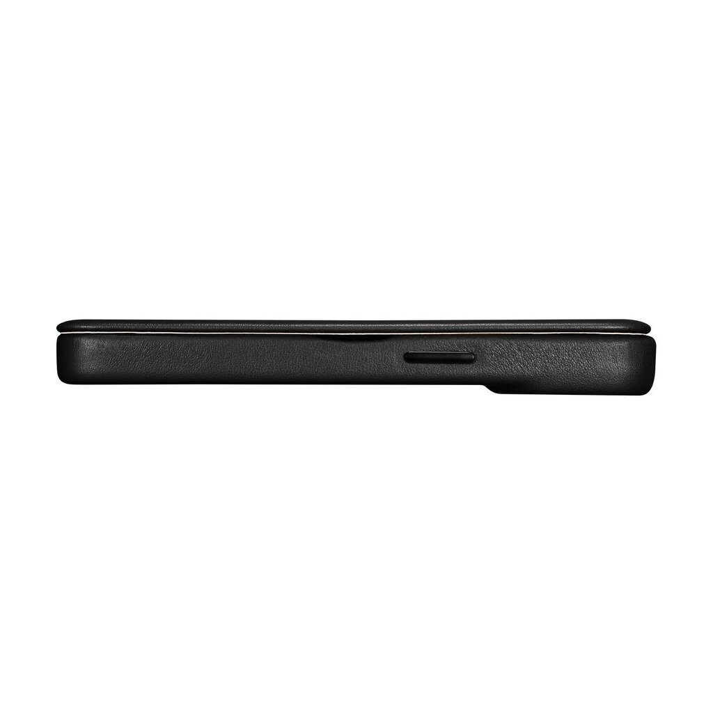 iCarer Leather iPhone 14 Flip Magnetic MagSafe Black (WMI14220713-BK) цена и информация | Telefonide kaitsekaaned ja -ümbrised | hansapost.ee