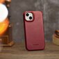 iCarer Leather iPhone 14 Plus Flip Magnetic MagSafe red (AKI14220707-RD) hind ja info | Telefonide kaitsekaaned ja -ümbrised | hansapost.ee