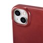 iCarer Leather iPhone 14 Plus Flip Magnetic MagSafe red (AKI14220707-RD) hind ja info | Telefonide kaitsekaaned ja -ümbrised | hansapost.ee