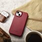 iCarer Leather iPhone 14 Plus Flip Magnetic MagSafe red (AKI14220707-RD) hind ja info | Telefonide kaitsekaaned ja -ümbrised | hansapost.ee