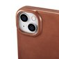 iCarer Leather iPhone 14 Flip Magnetic MagSafe Brown (AKI14220705-BN) цена и информация | Telefonide kaitsekaaned ja -ümbrised | hansapost.ee