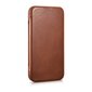 iCarer Leather iPhone 14 Flip Magnetic MagSafe Brown (AKI14220705-BN) цена и информация | Telefonide kaitsekaaned ja -ümbrised | hansapost.ee