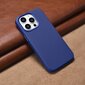 iCarer Litchi Leather iPhone 14 Pro Max Magnetic with MagSafe Dark Blue (WMI14220712-DB) цена и информация | Telefonide kaitsekaaned ja -ümbrised | hansapost.ee