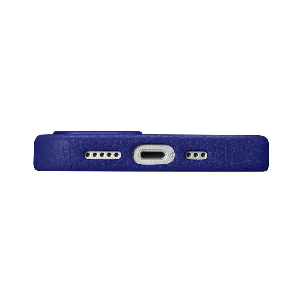 iCarer Litchi Leather iPhone 14 Pro Max Magnetic with MagSafe Dark Blue (WMI14220712-DB) цена и информация | Telefonide kaitsekaaned ja -ümbrised | hansapost.ee