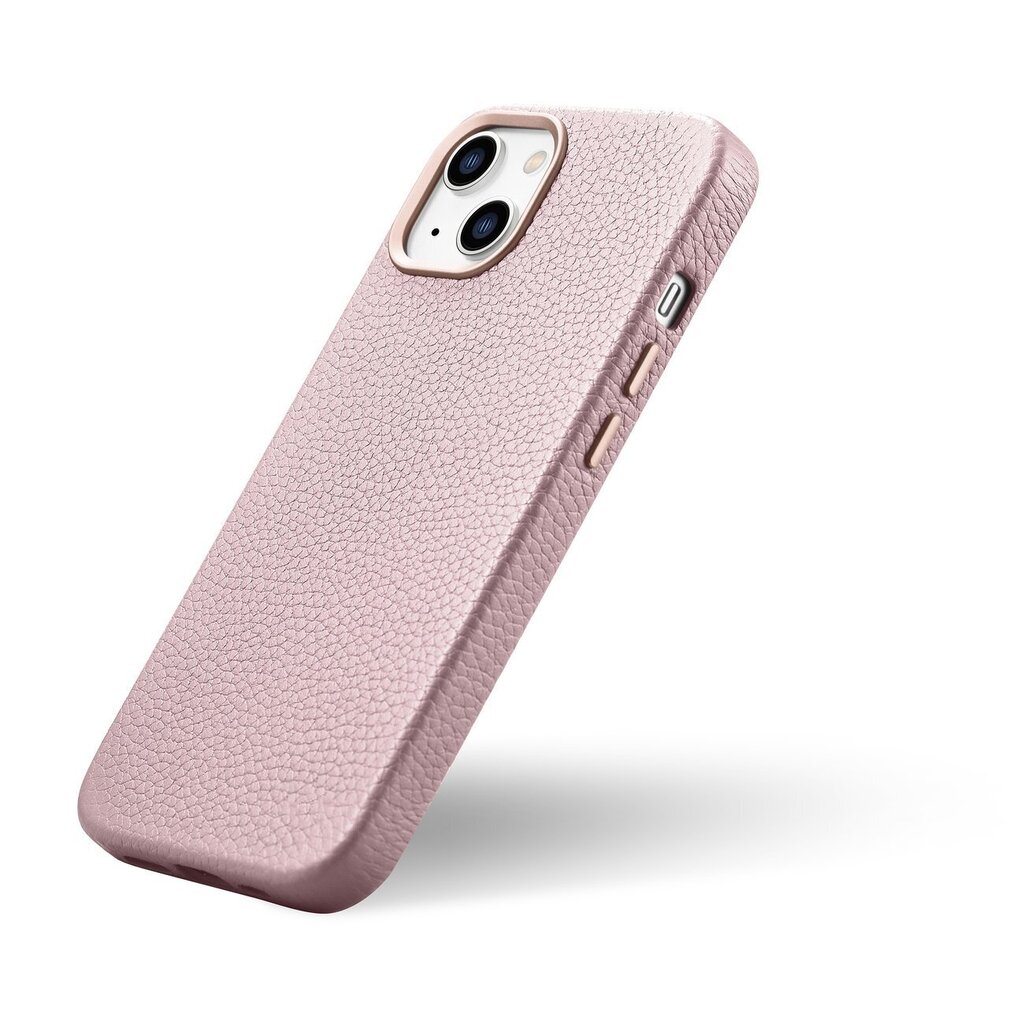 iCarer Litchi Leather iPhone 14 Magnetic MagSafe pink (WMI14220709-PK) hind ja info | Telefonide kaitsekaaned ja -ümbrised | hansapost.ee