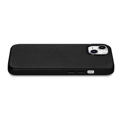 Кожаный чехол iCarer Litchi для iPhone 14 с магнитным MagSafe, черный (WMI14220709-BK) цена и информация | Чехлы для телефонов | hansapost.ee