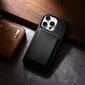 iCarer Leather iPhone 14 Pro Max Black (WMI14220708-BK) (MagSafe Compatible) hind ja info | Telefonide kaitsekaaned ja -ümbrised | hansapost.ee