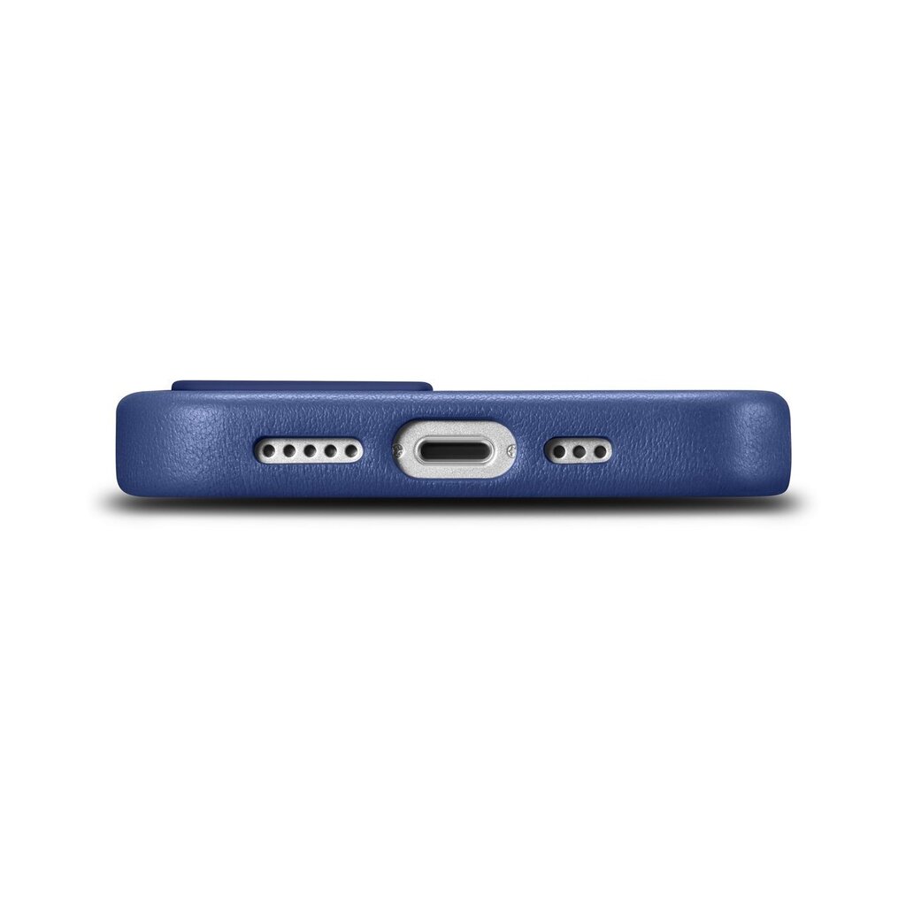 iCarer Leather iPhone 14 Blue (WMI14220705-BU) (MagSafe Compatible) цена и информация | Telefonide kaitsekaaned ja -ümbrised | hansapost.ee